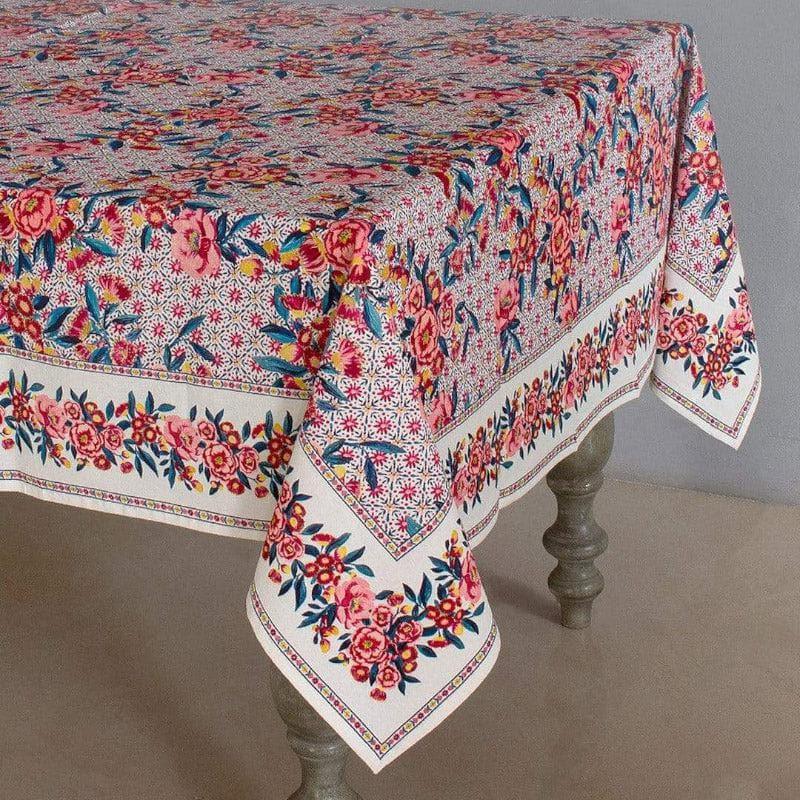 Buy Poppy Petals Table Cover - Eight Seater Table Cover from Vaaree