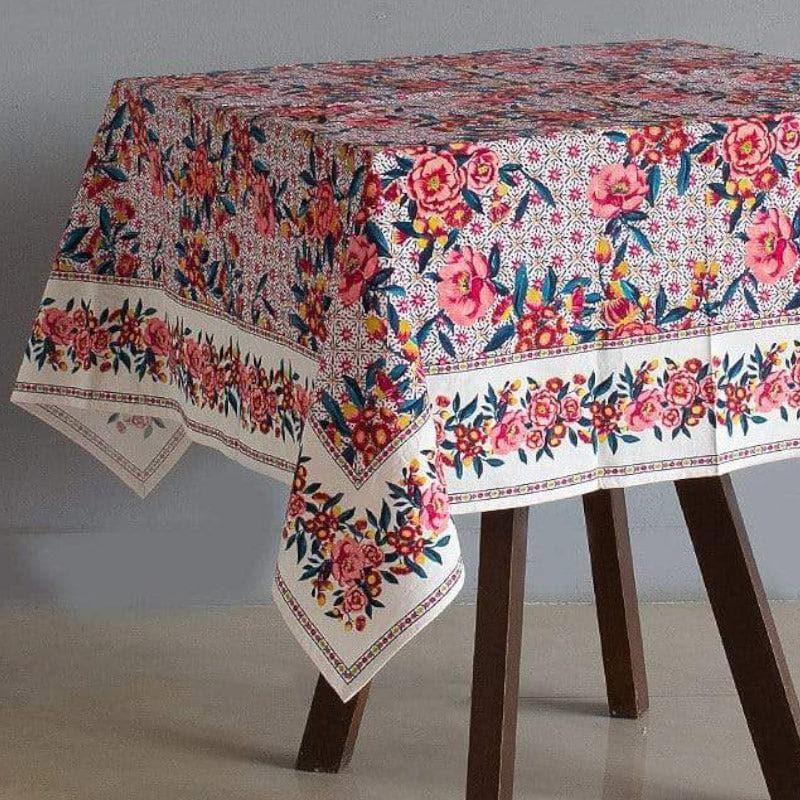 Buy Poppy Petals Table Cover - Four Seater Table Cover from Vaaree