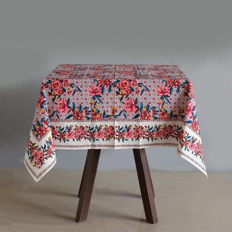 Buy Poppy Petals Table Cover - Four Seater Table Cover from Vaaree