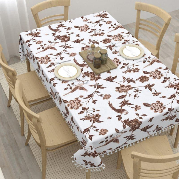 Table Cover - Vipasa Floral Table Cover - Brown