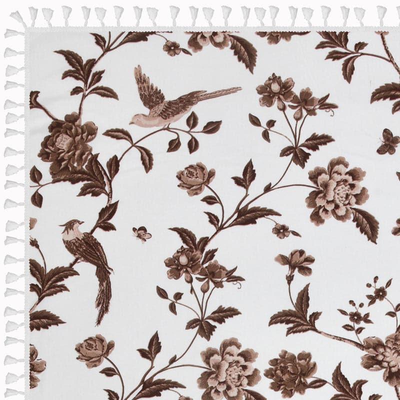 Buy Table Cover - Vipasa Floral Table Cover - Brown at Vaaree online