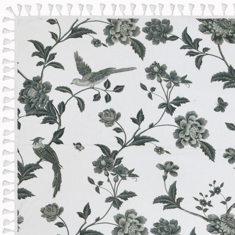 Buy Vipasa Floral Table Cover - Grey Table Cover from Vaaree