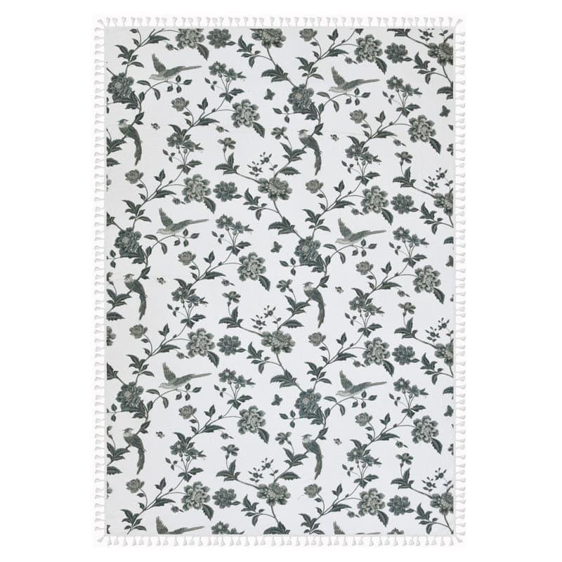 Buy Vipasa Floral Table Cover - Grey Table Cover from Vaaree