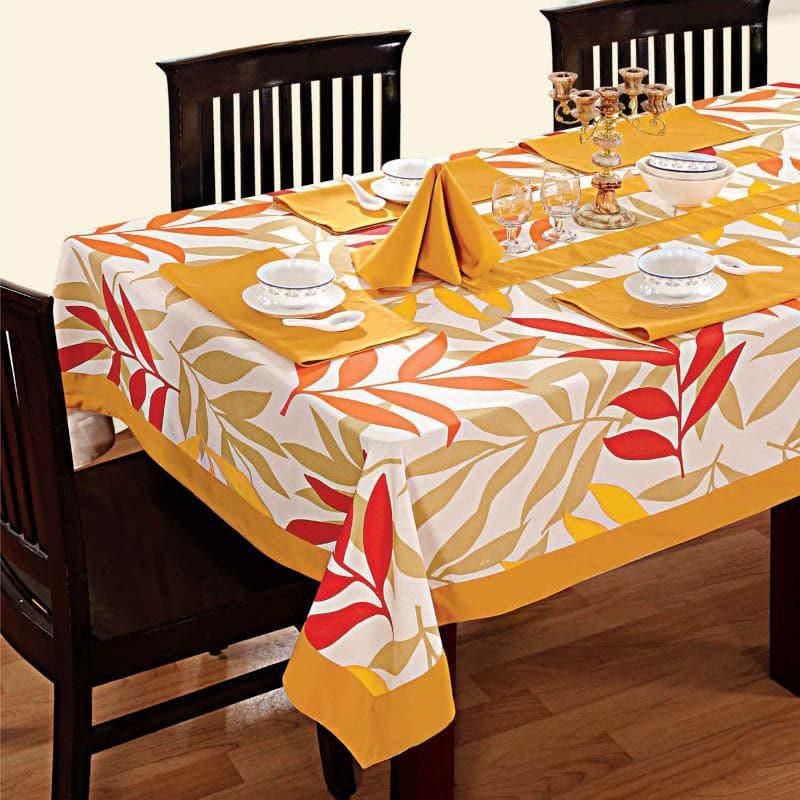 Buy Yellow Dine Table Cover - Six Seater Table Cover from Vaaree