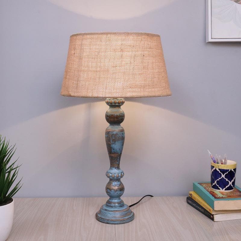 Buy Amaya Table Lamp - Beige Table Lamp from Vaaree