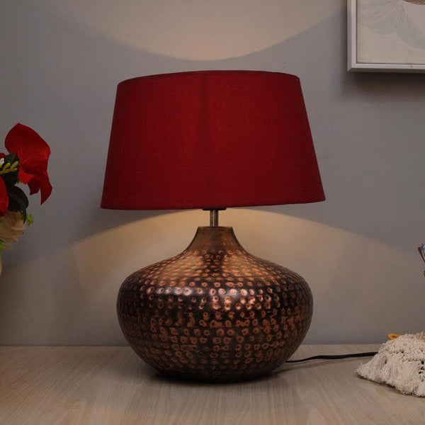 Buy Table Lamp - Arohana Table Lamp - Red at Vaaree online