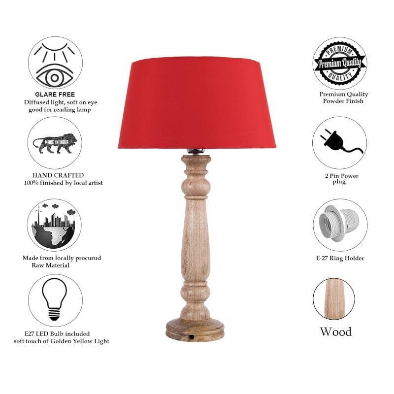 Table Lamp - Blissful Beam Table Lamp - Red