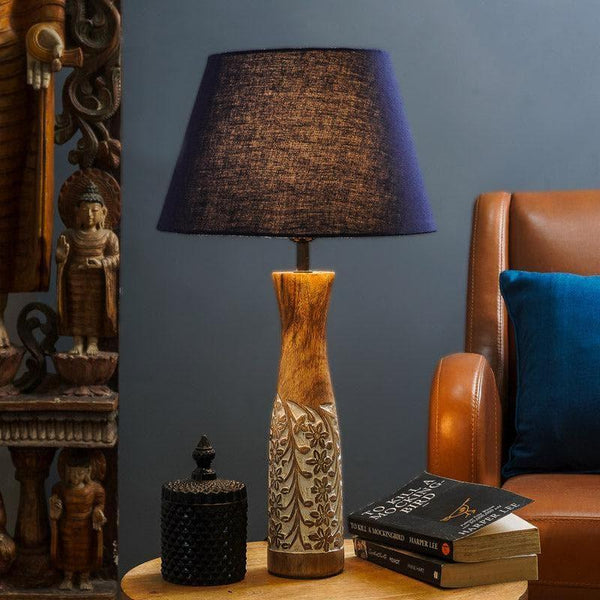 Table Lamp - Blue Dip Rustic Charm Table Lamp