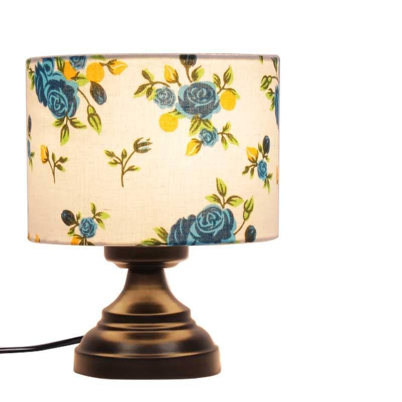 Buy Blue Fleur Burst Table Lamp Table Lamp from Vaaree