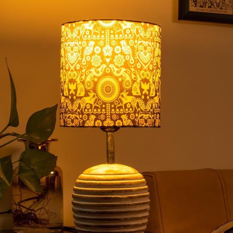 Table Lamp - Boho Fauna Dome Table Lamp