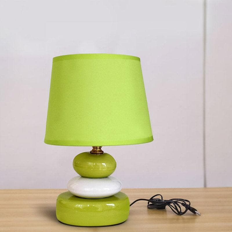 Buy Bubble Wrap Table Lamp - Green Table Lamp from Vaaree