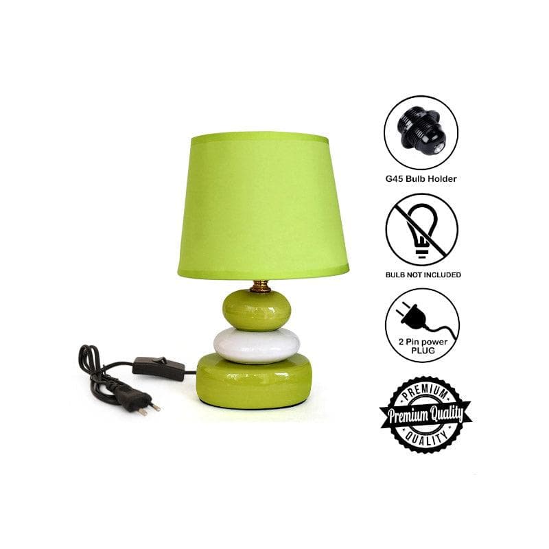 Buy Bubble Wrap Table Lamp - Green Table Lamp from Vaaree