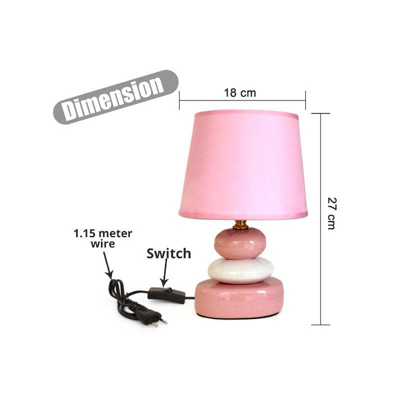 Table Lamp - Bubble Wrap Table Lamp - Pink