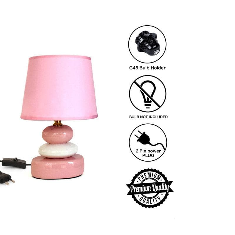 Table Lamp - Bubble Wrap Table Lamp - Pink