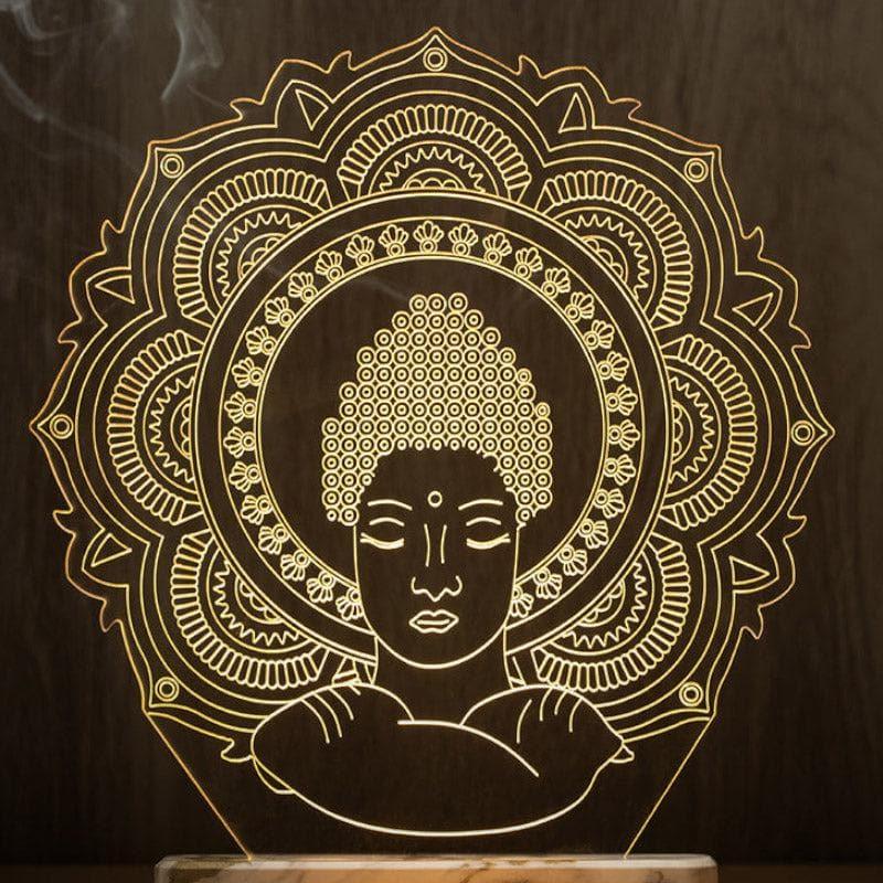 Table Lamp - Buddha Glory Lamp