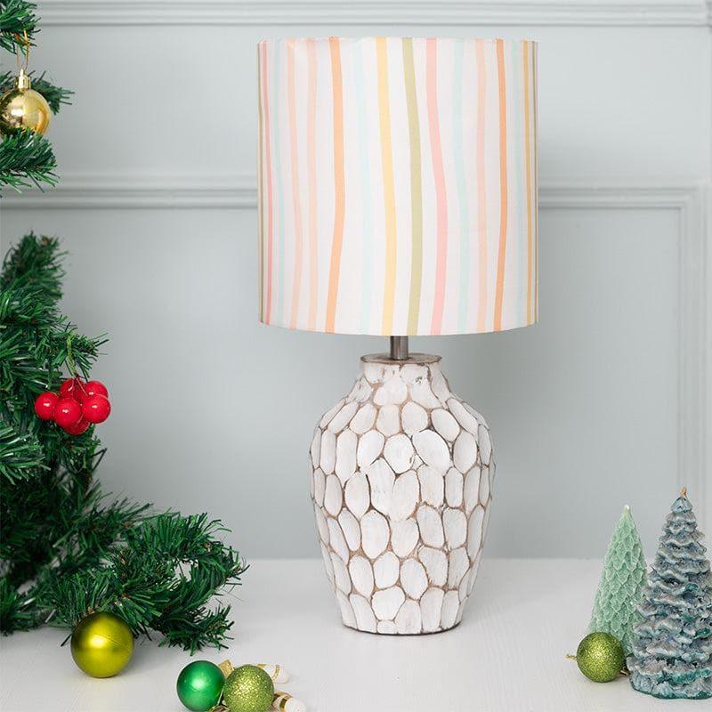 Buy Candy Stripes Yvie Table Lamp Table Lamp from Vaaree