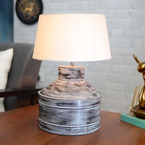 Table Lamp - Cannister Table Lamp - Khadi