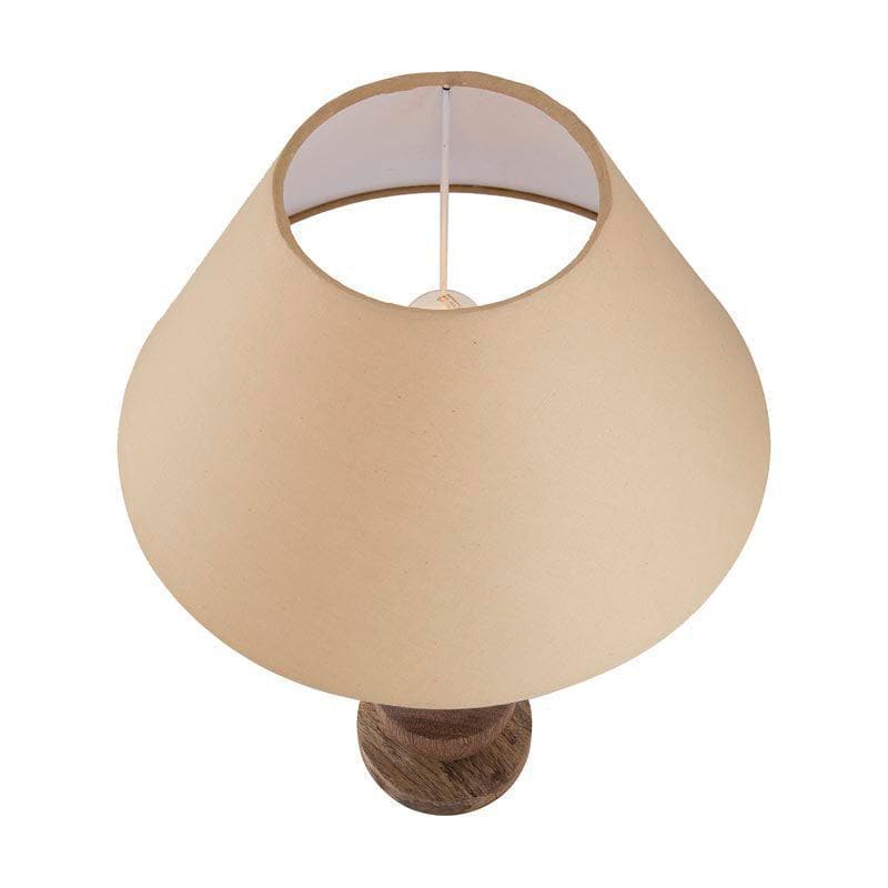 Table Lamp - Classic Cubist Table Lamp With Conical Shade - Gold