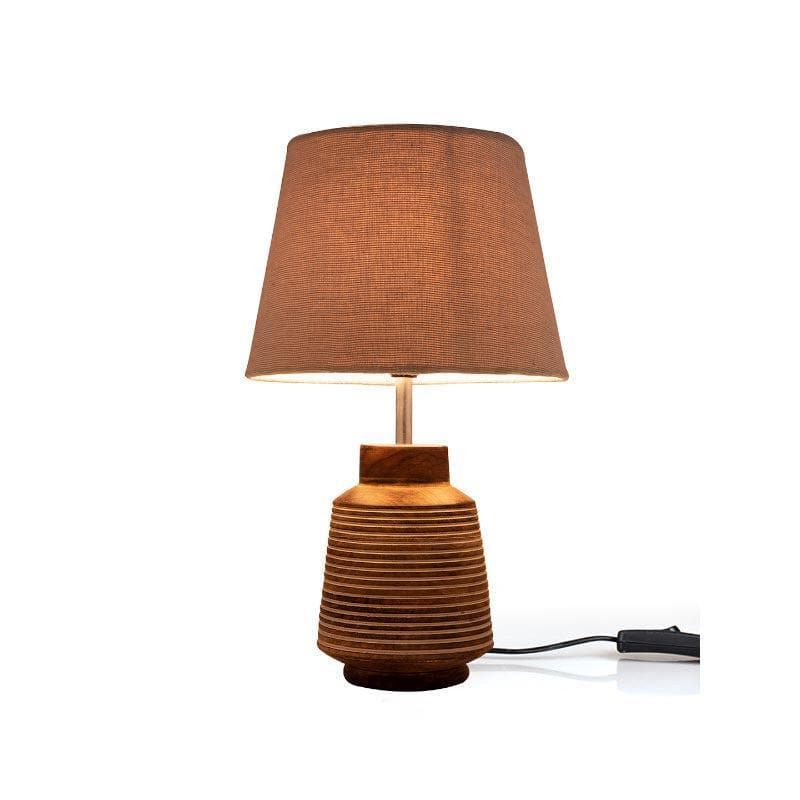 Table Lamp - Classy With Twist Ridged Stand Lamp