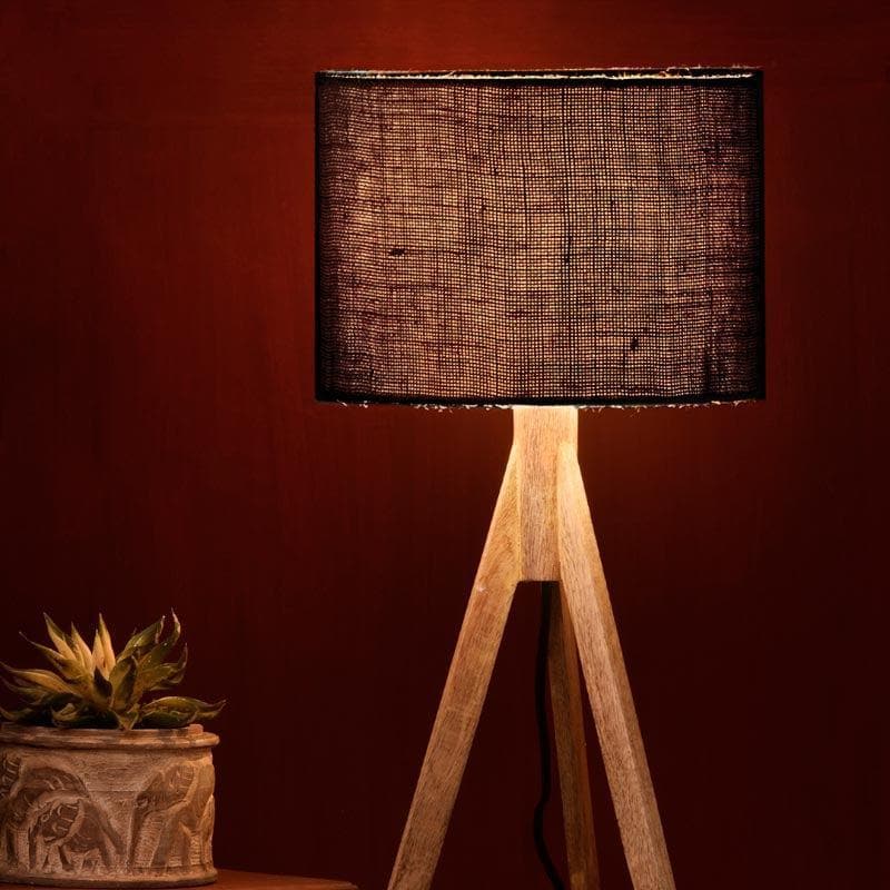 Table Lamp - Classy With Twist Table Lamp - Black