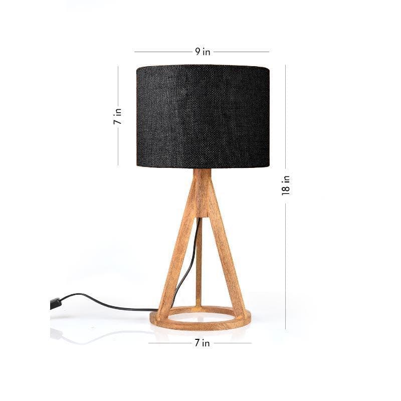 Table Lamp - Classy With Twist Table Lamp - Black