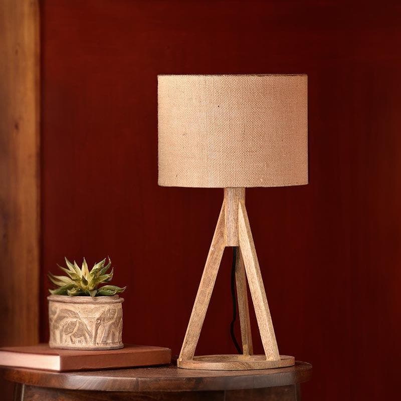 Table Lamp - Classy With Twist Table Lamp - Brown