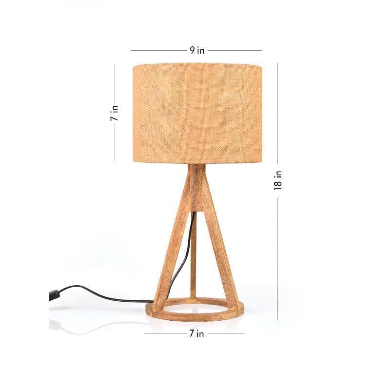 Table Lamp - Classy With Twist Table Lamp - Brown