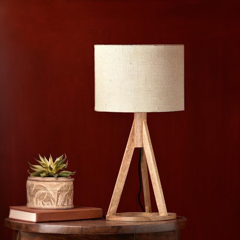 Table Lamp - Classy With Twist Table Lamp - White