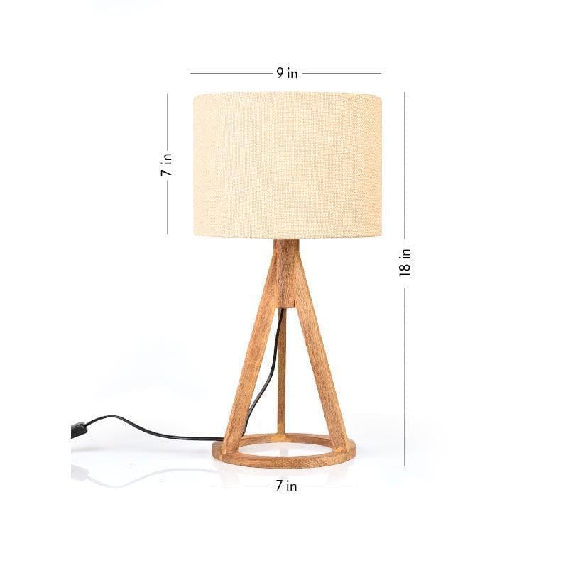 Table Lamp - Classy With Twist Table Lamp - White