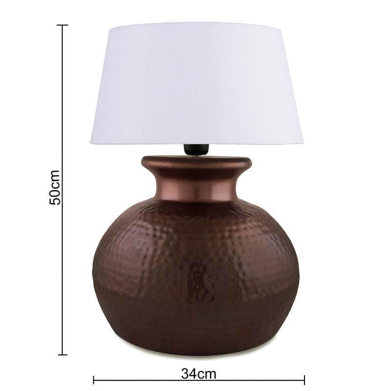 Table Lamp - Contadino Copper Pitcher Table Lamp - Ice