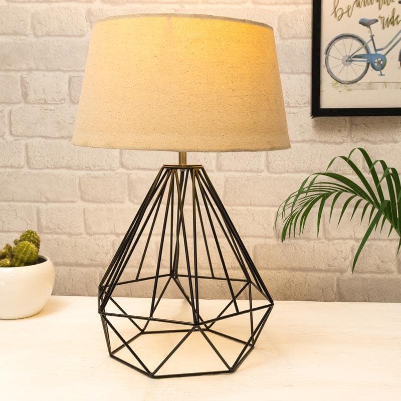 Buy Diamond Dust Black Table Lamp - Ice Table Lamp from Vaaree