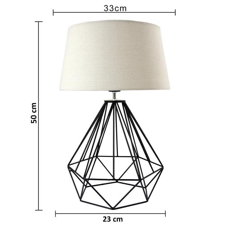 Buy Diamond Dust Black Table Lamp - Ice Table Lamp from Vaaree