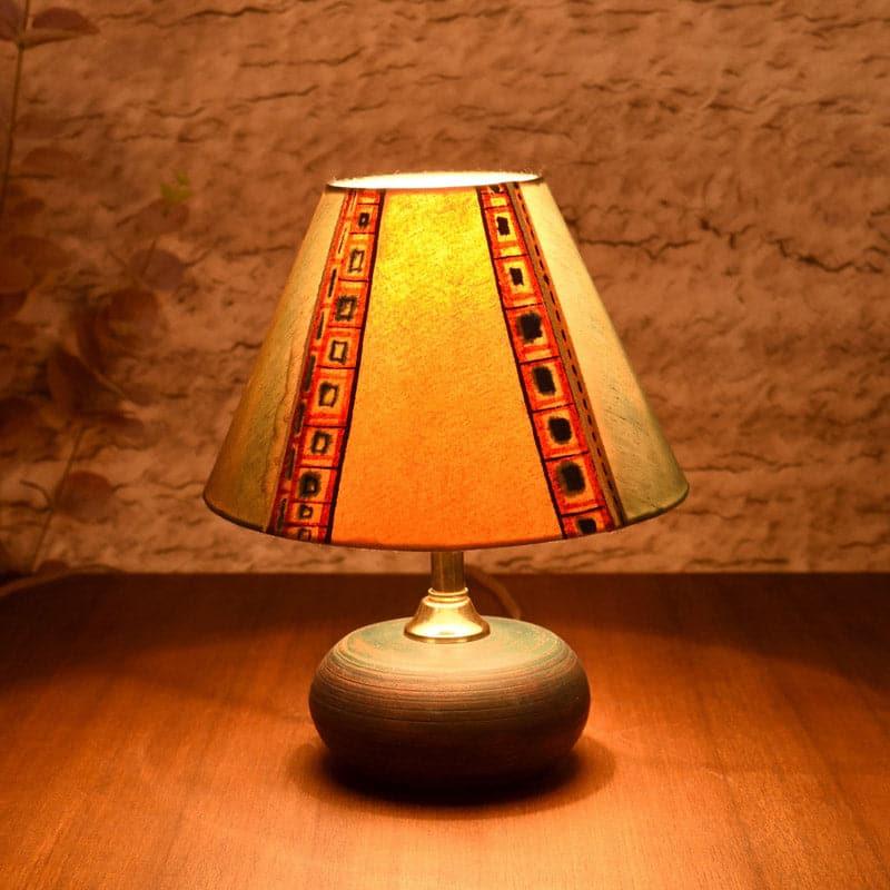 Buy Donovan Wooden Table Lamp Table Lamp from Vaaree