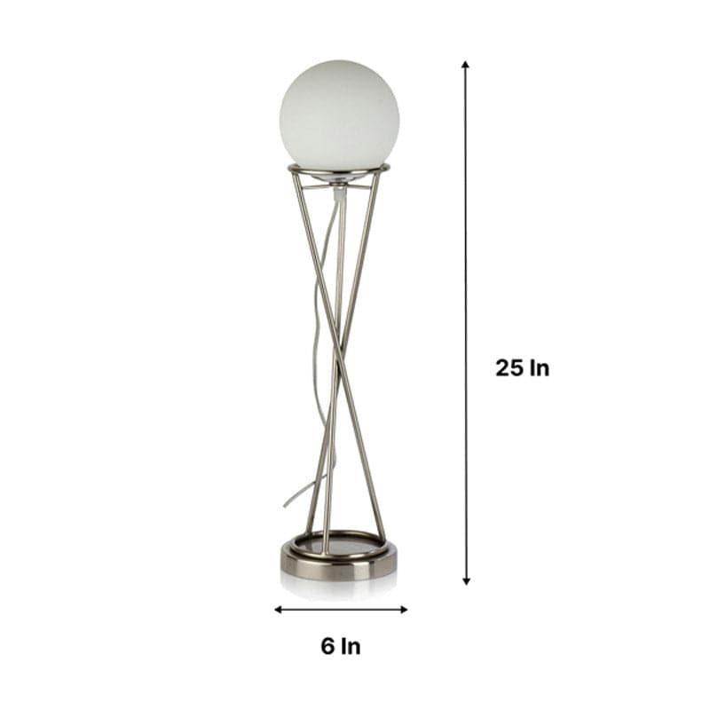 Buy Dovie Table Lamp - Silver Table Lamp from Vaaree