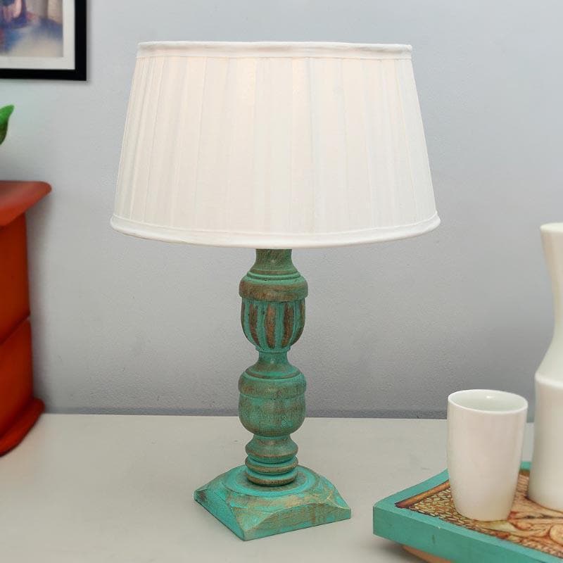 Buy Earthine Table Lamp - White Table Lamp from Vaaree