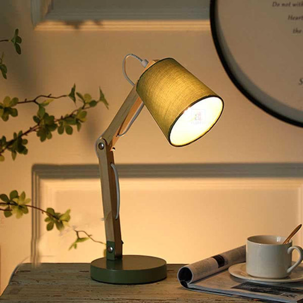 Buy Elegance Illumination Table Lamp - Green Study Lamp from Vaaree