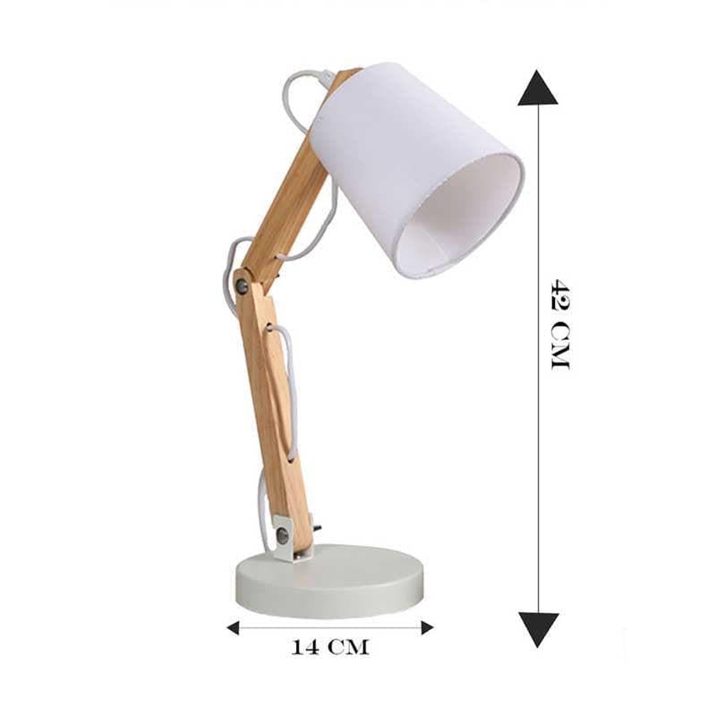 Study Lamp - Elegance Illumination Table Lamp - White