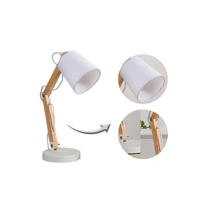 Study Lamp - Elegance Illumination Table Lamp - White