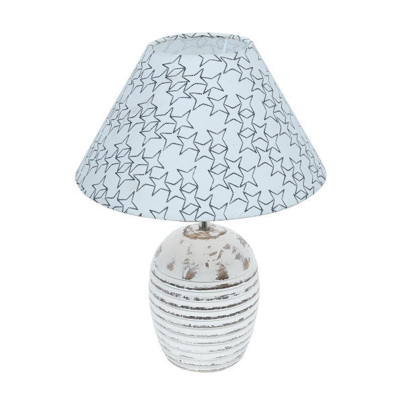 Buy Elodie White Table Lamp Table Lamp from Vaaree