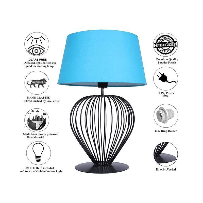 Table Lamp - Emara Table Lamp - Blue