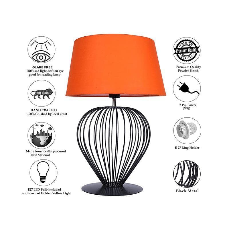 Table Lamp - Emara Table Lamp - Orange