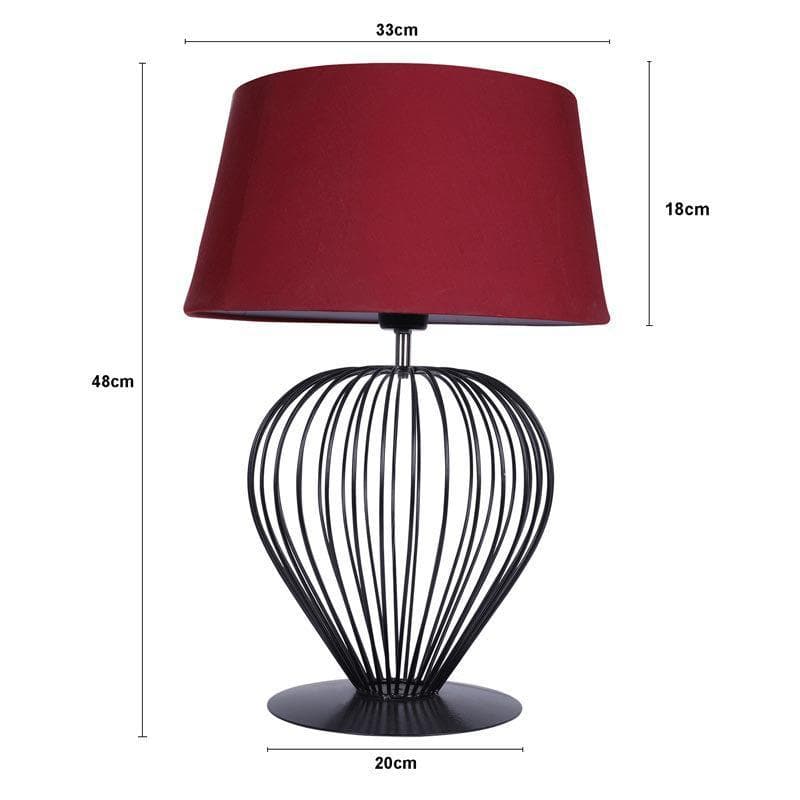 Table Lamp - Emara Table Lamp - Red