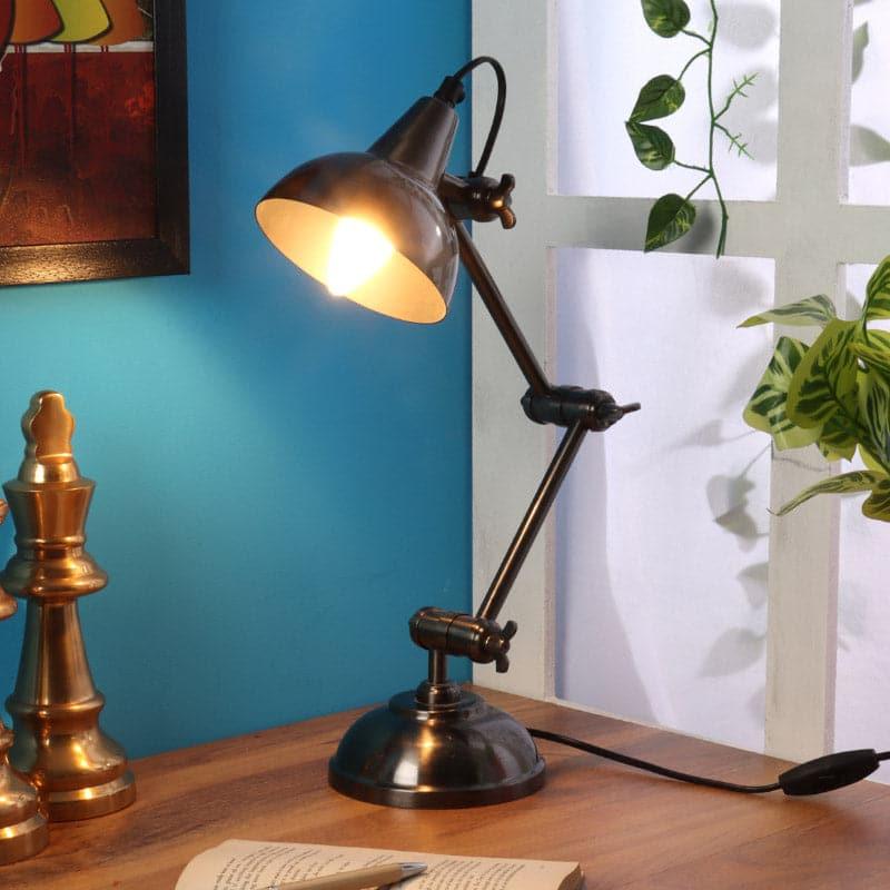 Buy Emery Table Lamp - Gold Table Lamp from Vaaree