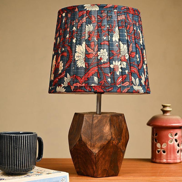 Table Lamp - Estoile Wooden Table Lamp - Blue