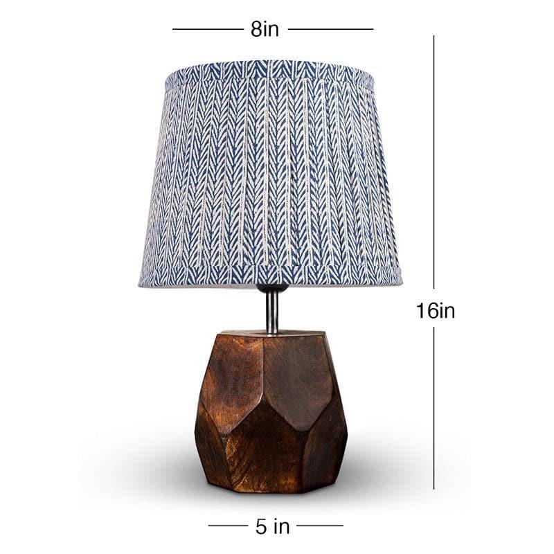 Table Lamp - Estoile Wooden Table Lamp - Grey