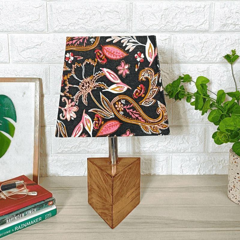 Table Lamp - European Paisley Triangular Table Lamp