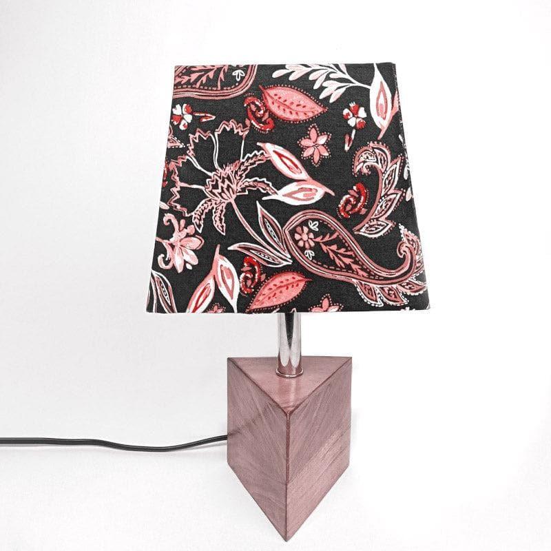 Table Lamp - European Paisley Triangular Table Lamp