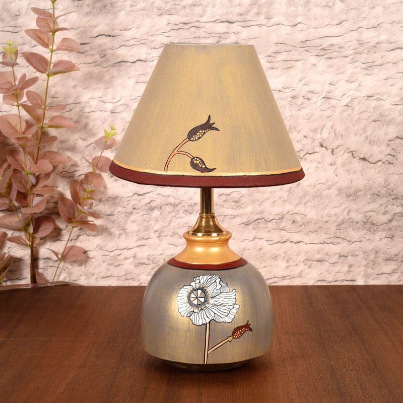 Buy Fadeela Terracotta Table Lamp Table Lamp from Vaaree