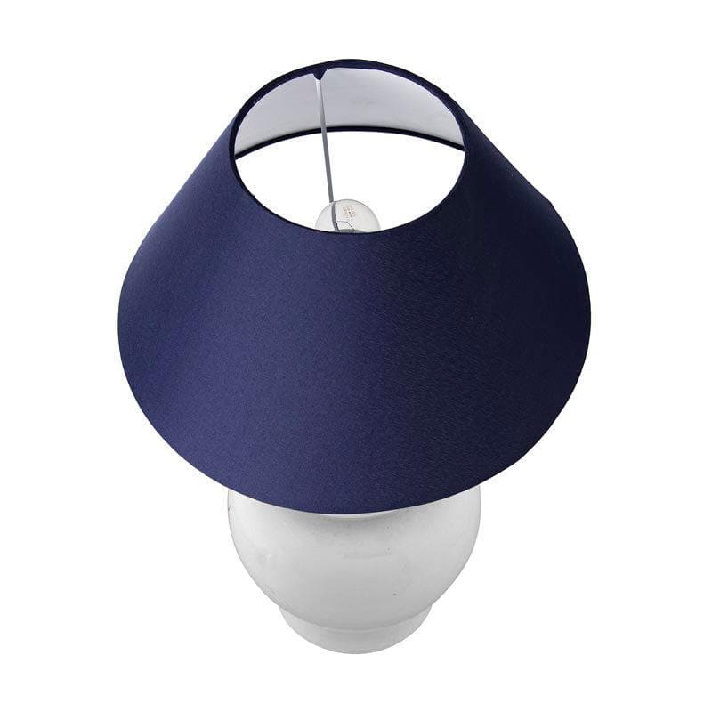 Table Lamp - Fancy Pants Table Lamp With Conical Shade - Blue