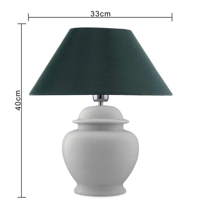 Table Lamp - Fancy Pants Table Lamp With Conical Shade - Green